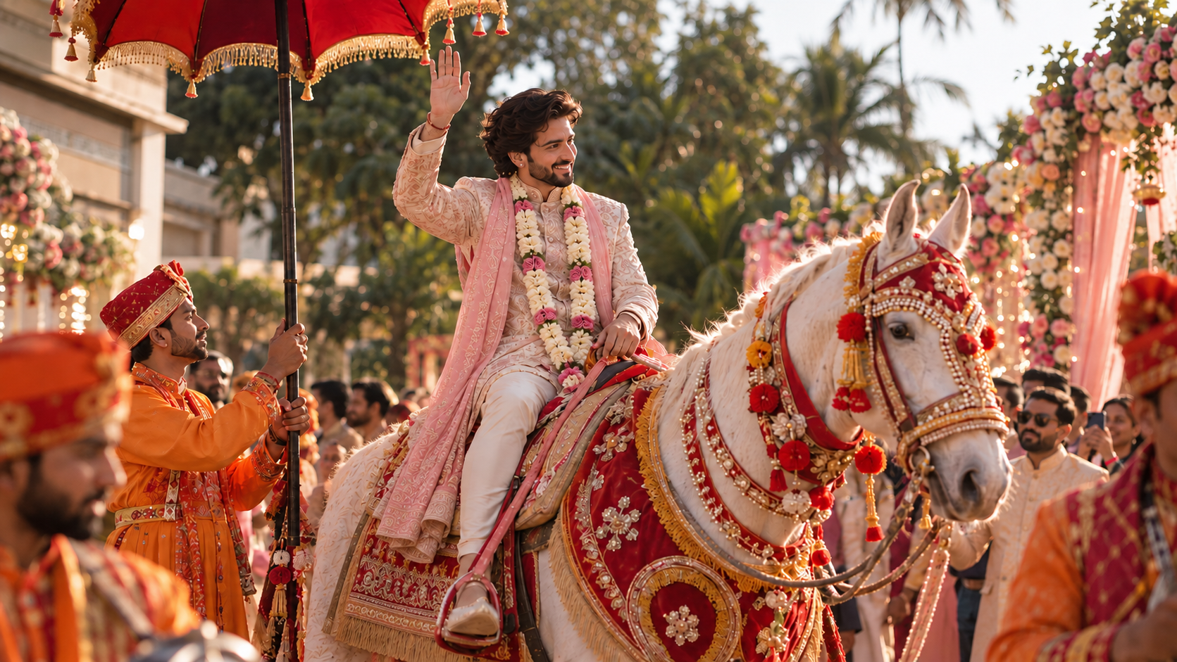 Indian Wedding Baraat Celebration.png