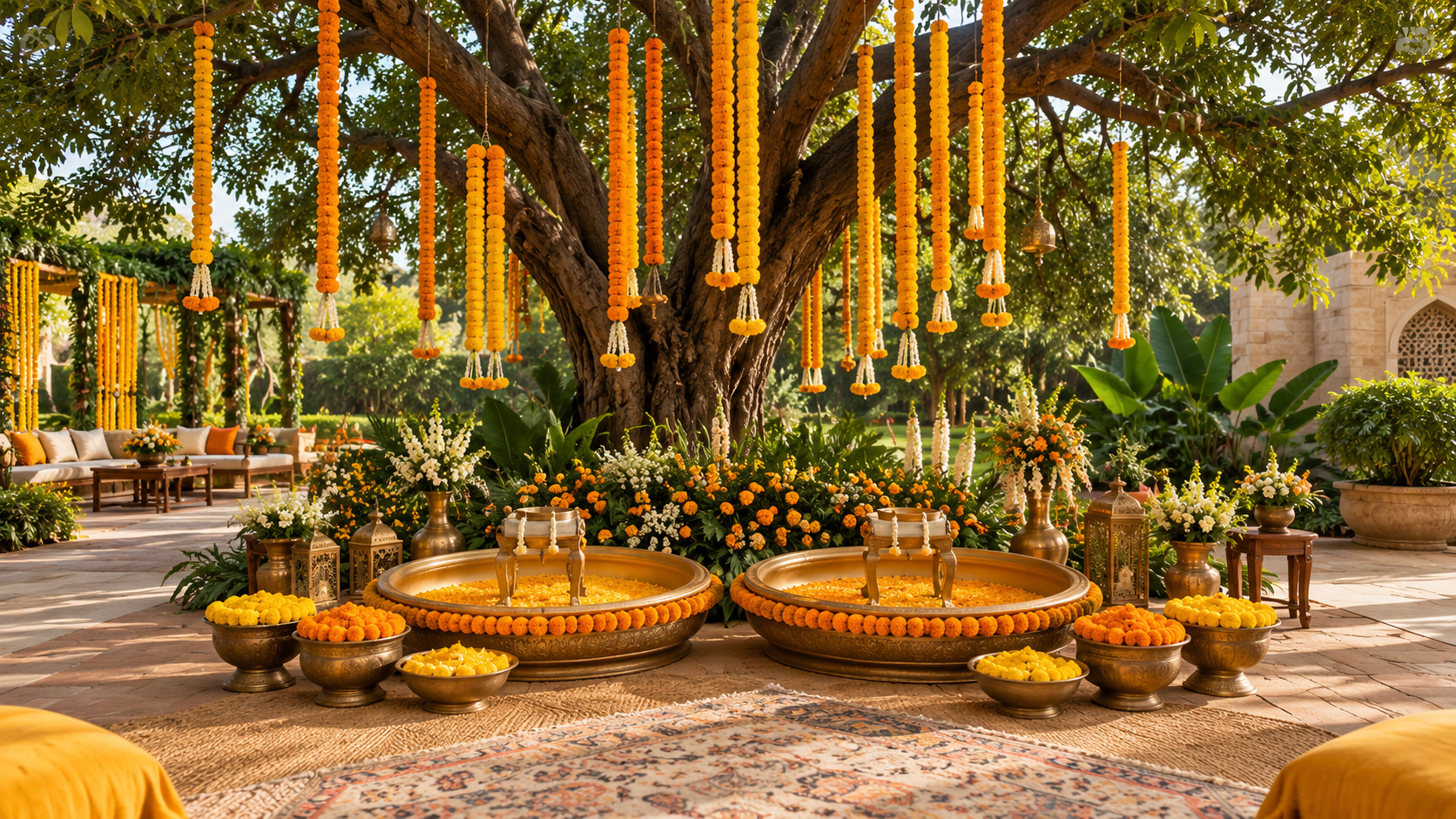 Golden Marigold Haldi Courtyard.png