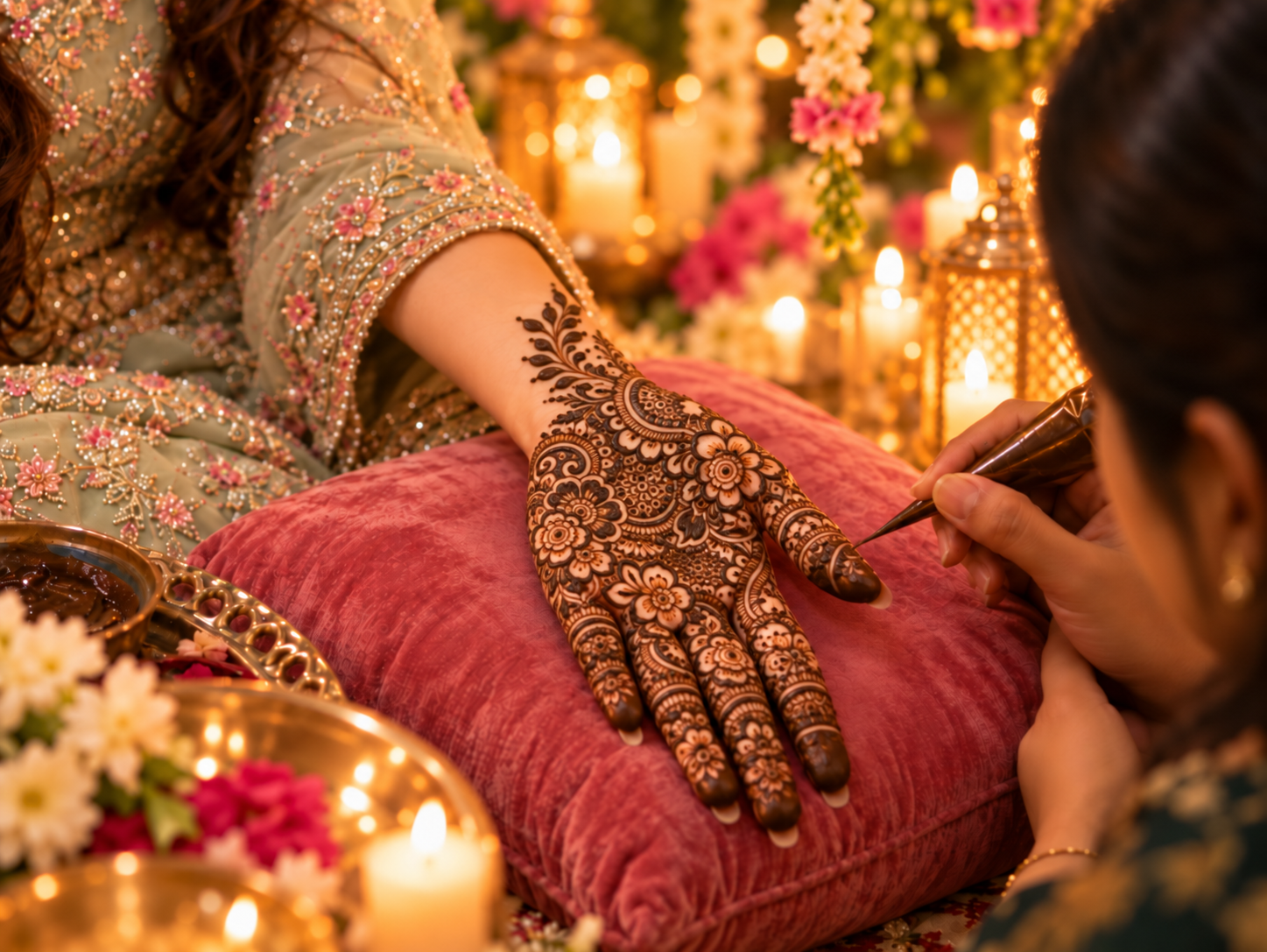 Candlelit Bridal Mehndi Elegance.png