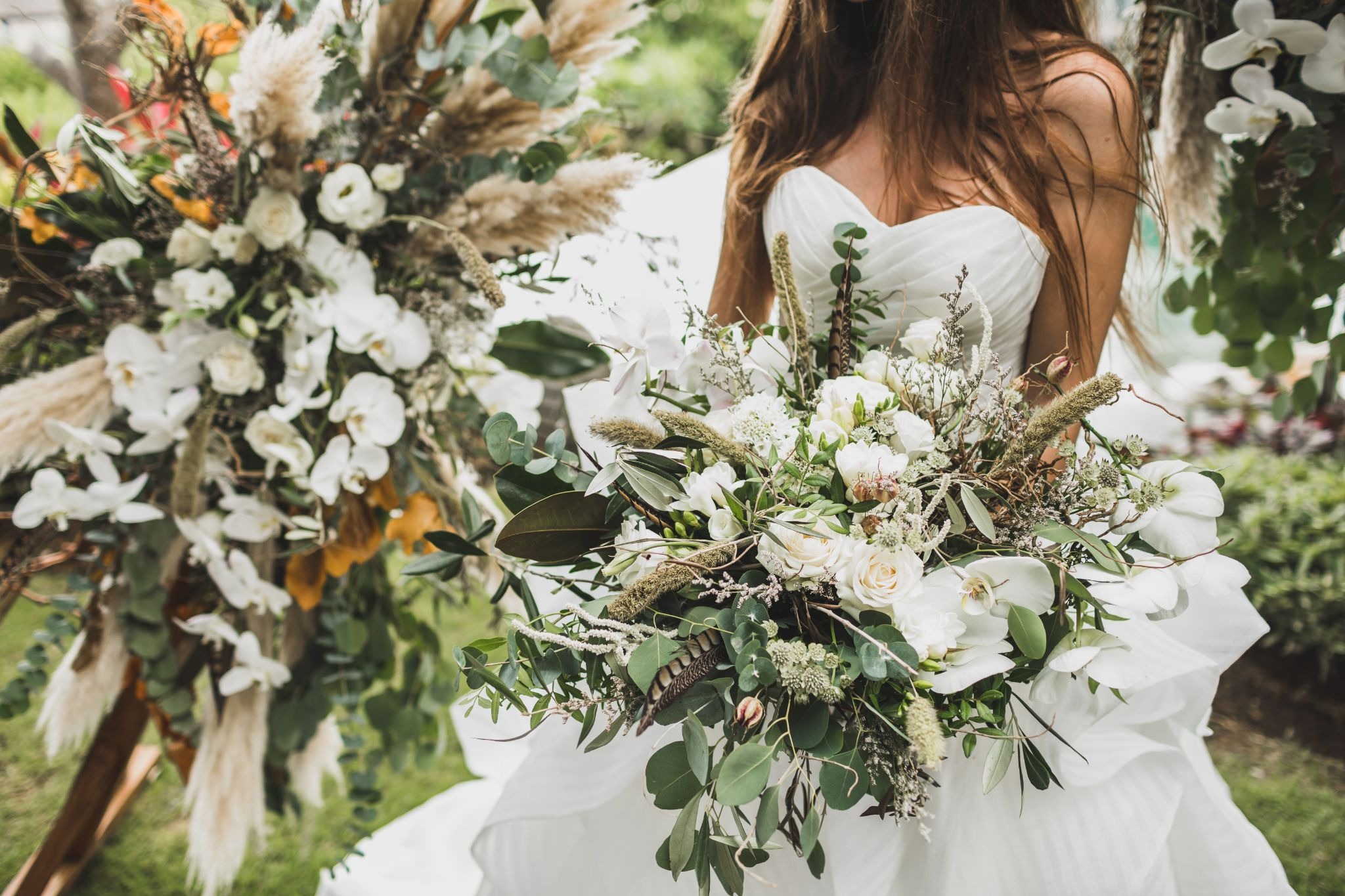Florals for minimalist wedding